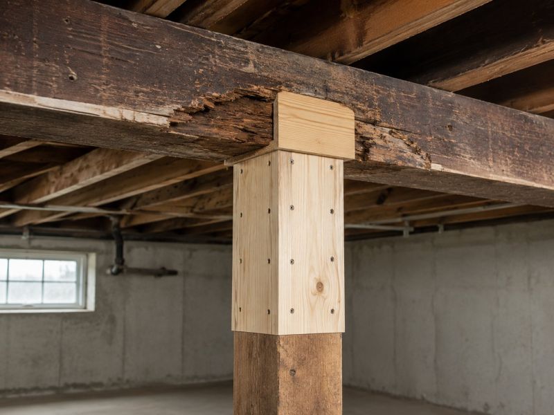 Floor Beam Repair in Wilmington, NC